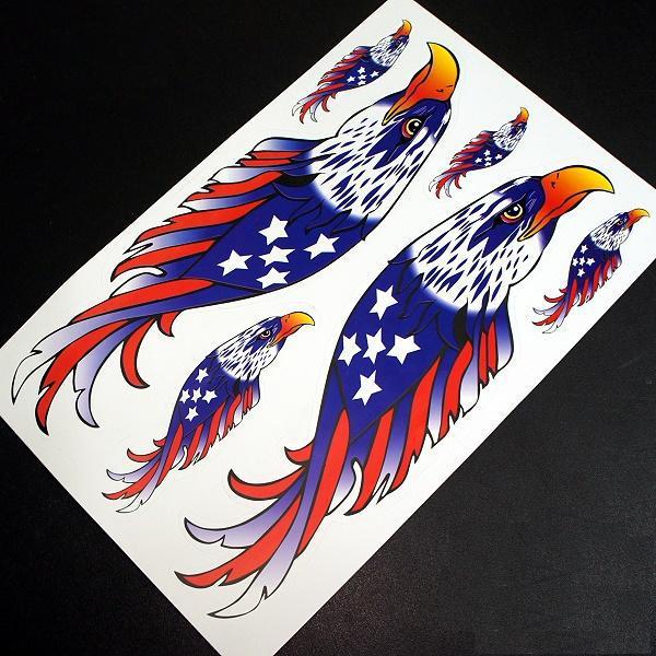 Car hood fender motorcycle tank decoration decal eagle sticker 