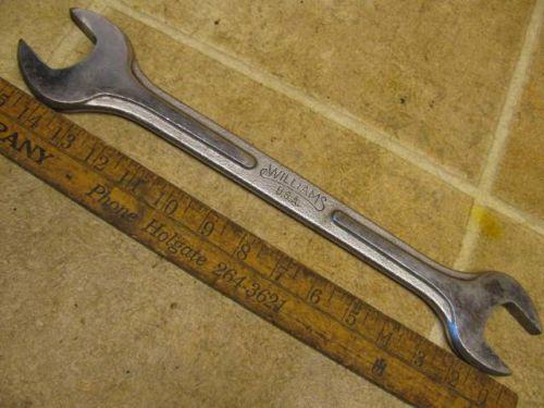 Vintage williams superrench 1039c 1 3/8" 1 7/16" open end wrench usa made tool