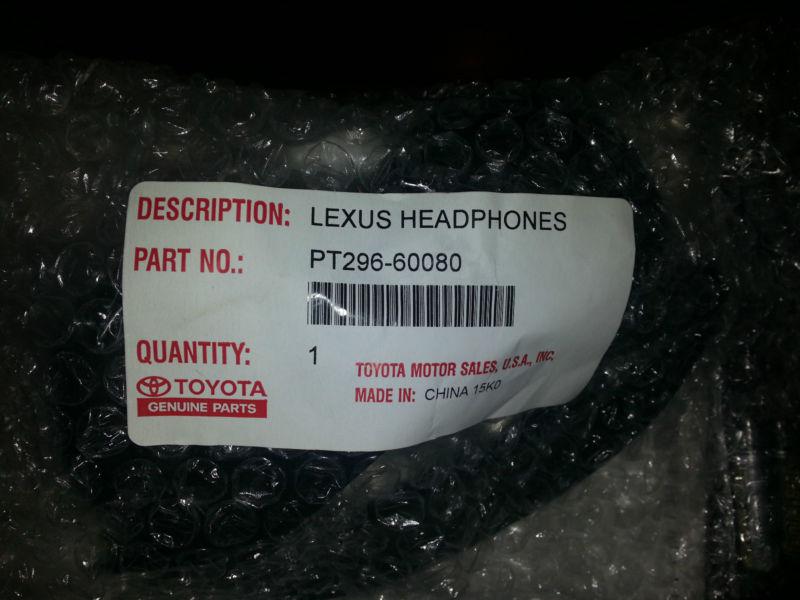OEM 2008-2011 Lexus LX570 GX460  Rear Seat Entertainment Wireless DVD Headphone, US $35.00, image 1