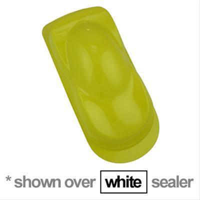 Auto air colors 4200 semi-opaque paint water based acrylic lemon yellow 4 oz