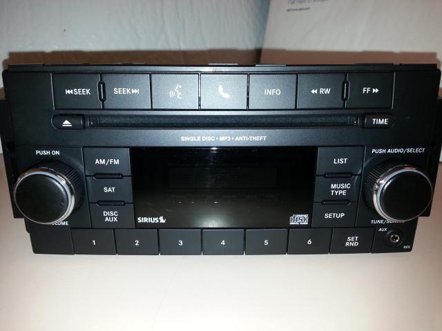 Dodge chrysler jeep wrangler res radio aux mp3
