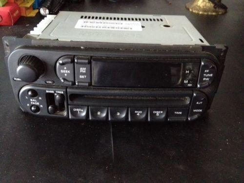 2004 dodge ram 1500 cd player am/fm radio stereo p05091556ah