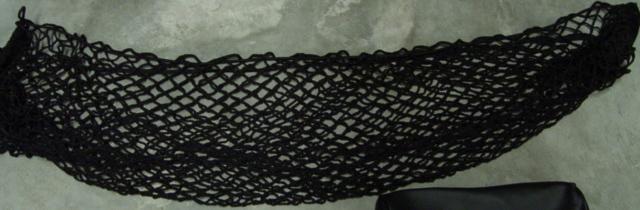 1997-2004 chevrolet corvette c5 cargo net with lug nuts in leather bag