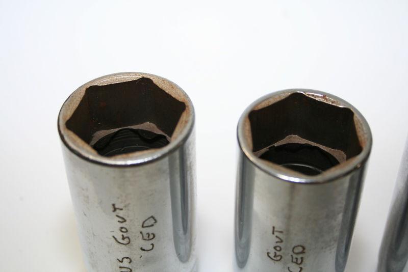 Snap On Metric 6 point deep well socket lot of 8 TSM series 32 to 26 mm 1/2 driv, US $149.99, image 4