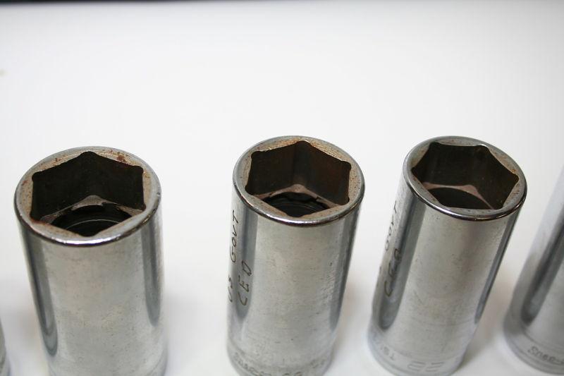 Snap On Metric 6 point deep well socket lot of 8 TSM series 32 to 26 mm 1/2 driv, US $149.99, image 5