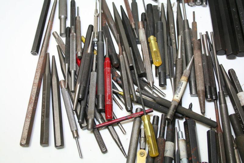 Mayhew and other drift punch alignment tool lot 15 pounds of punches Made in US, US $59.99, image 5
