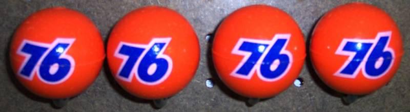 4  new classic unocal union 76 antenna topper balls