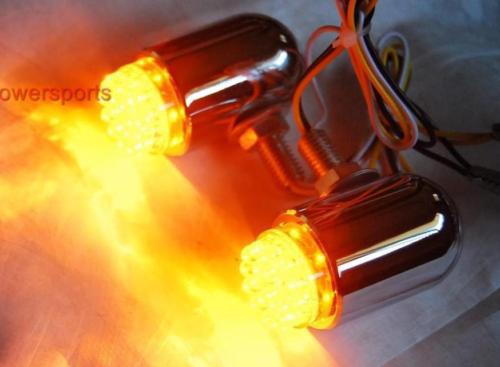 Running light turn signal honda goldwing gl 1500 led chrome 1800 gl1500 trunk vt