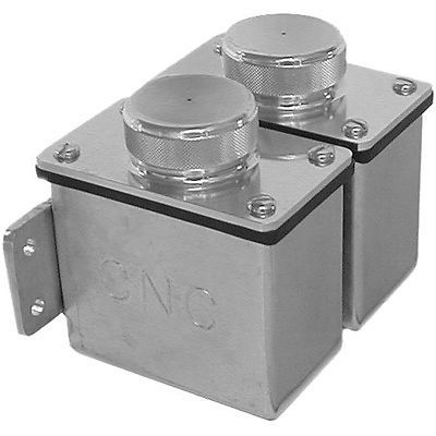 Cnc dual aluminum remote reservoir kit (1482)