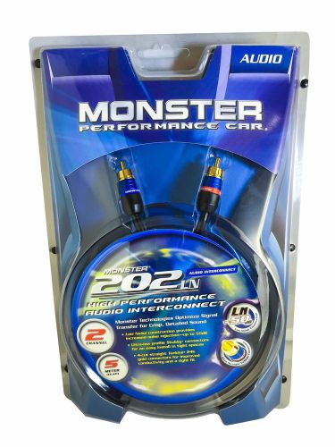 Rare new original monster 5m rca 16ft shielded rca 202ln high end free shipping