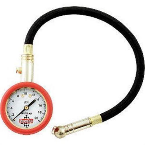 Quickcar economy tire pressure gauge 0-20 psi imca usmts guage dirt racing ump