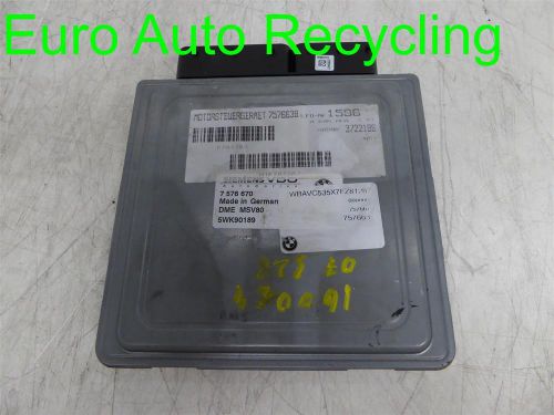 2007 bmw  328i engine dme  module unit 12147576670
