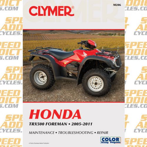 Clymer m206 service shop repair manual honda trx500 foreman 2005-2011
