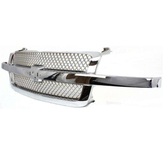 New Grille Assembly Chrome Chevrolet Silverado 1500 Truck 2007 2500 GM1200474, US $99.79, image 2