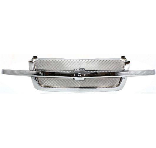 New Grille Assembly Chrome Chevrolet Silverado 1500 Truck 2007 2500 GM1200474, US $99.79, image 6