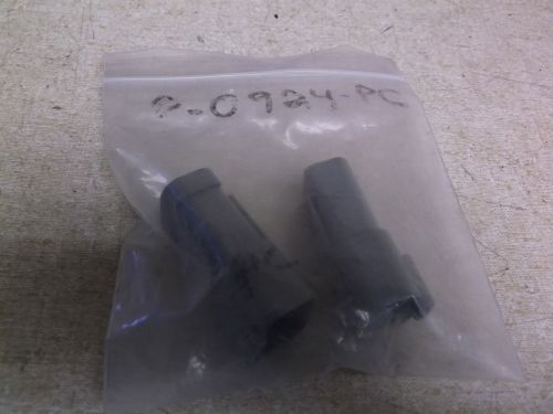 New deutsch dt04-4p lot of 2 watertight connector plugs *free shipping*