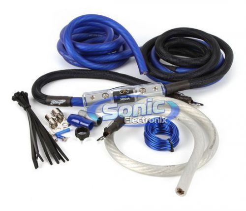 New! stinger sk6201 1/0 gauge 6000 series power amplifier installation kit