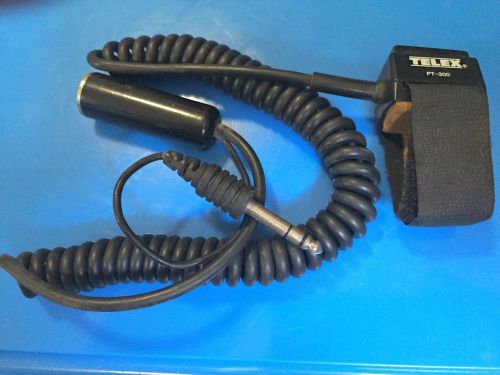 Pt-300 telex portable press to talk plug in adapter cord  (b22)