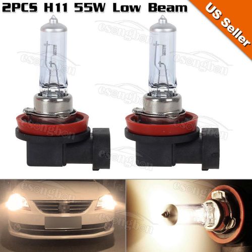 For volvo 2012-2015 low beam headlight h11 55w halogen bulb 2800lm -pack2