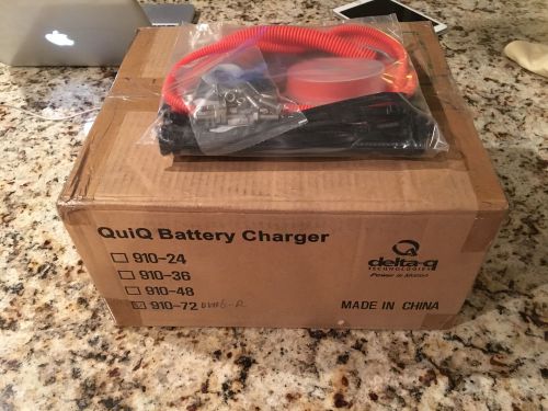 **new** delta-q 910-7201 72v quiq battery charger ford think **price drop**