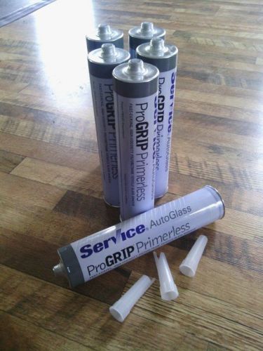 Lot of 6 progrip primerless windshield adhesive urethane auto glass glue