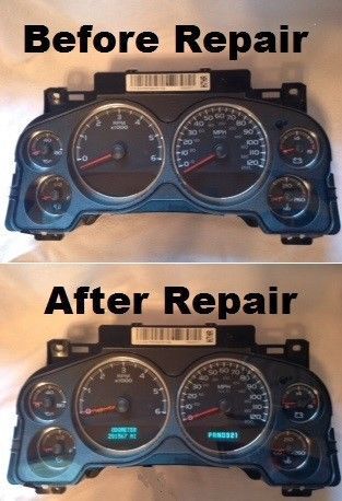 Chevrolet tahoe 2007-2014 instrument gauge cluster repair