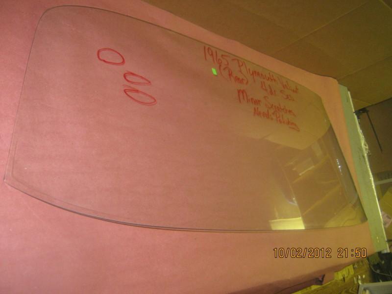 PLYMOUTH VALIANT 1965 REAR WINDSHIELD (CLEAR), US $250.00, image 2