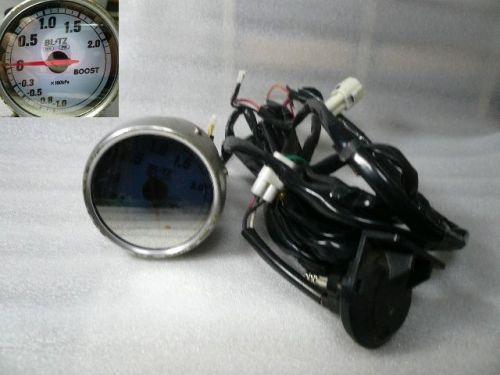 Blitz electrical turbo boost gauge md mirror drive meter