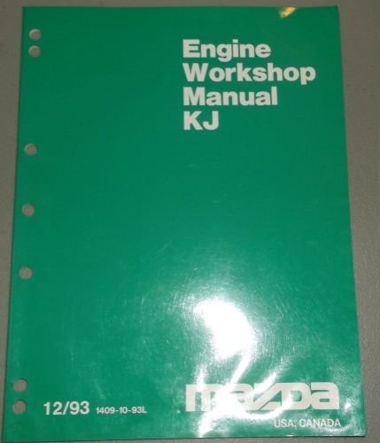 1994 kj mazda engine shop manual repair