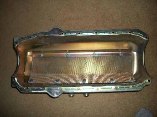 Small block chevy dry sump pan sbc imca modified supr late model woo sprint car