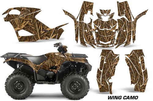 Amr racing yamaha grizzly eps/eps graphic kit wrap quad decals atv 2015+ wing co