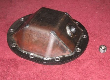 Heavy duty differential cover - chrysler 8 1/4 - 3/8&#039; steel - fully welded - new
