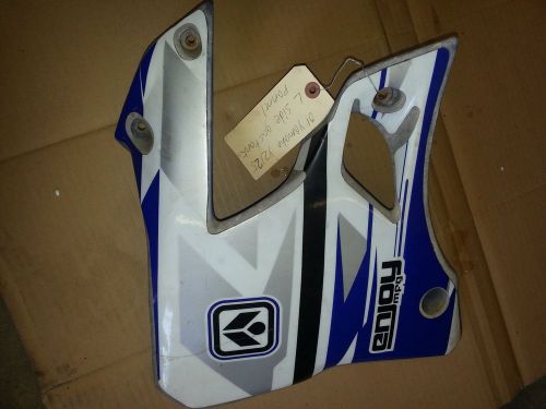 01 yamaha yz 125 left side gas tank pannel dirt bike,used.