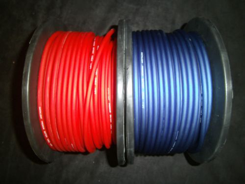 10 gauge awg wire 10 ft 5 blue 5 red cable power ground stranded primary