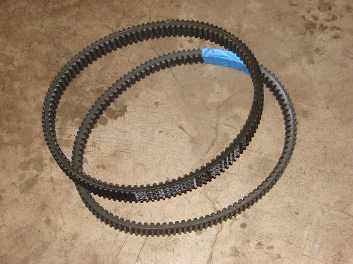 Pair of drive belts, used - polaris pro rmk - 3211115