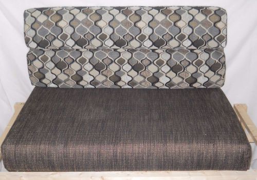 Rv/camper/motorhome (jacumba espresso print) dinette cushion set 39"