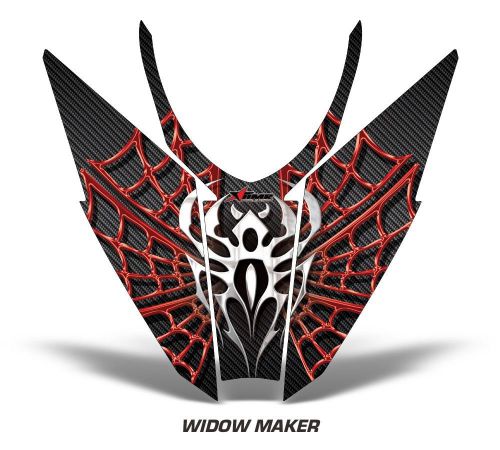 Arctic cat pro climb pro cross sled sticker decal hood graphic kit 2012 wdow red