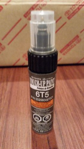 Genuine toyota touch up paint 1/2 oz pen &amp; brush 6t5 oasis green pearl