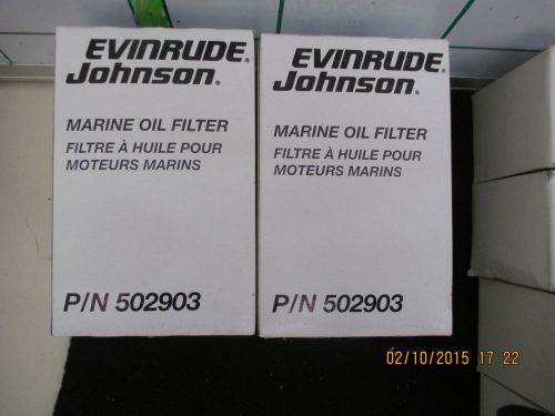 Evinrude johnson marine oil filter p# 502903