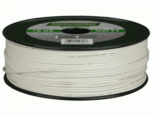 Metra install bay pwwt18500 primary wire w/ 18 gauge 500&#039; wiring cables white