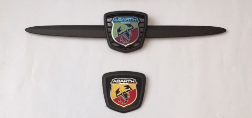 Fiat 500 abarth competizione emblem set...new...original*