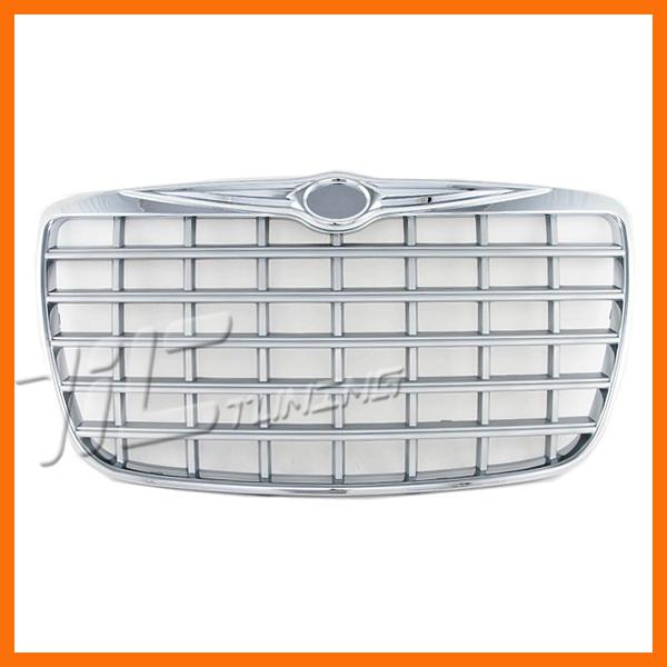 05-09 chrysler 300 300c 2.7l 3.5l front plastic grille body assembly