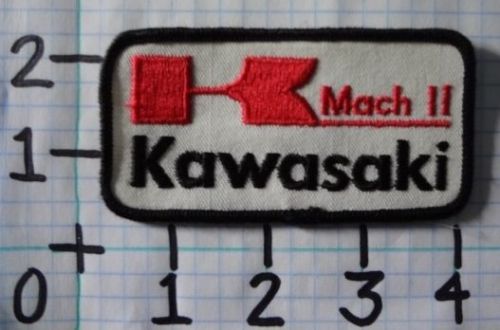 Vintage kawasaki motorcycle patch from the 70's 014 mach ii