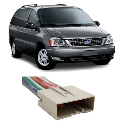 Ford freestar 2004-2007 factory stereo to aftermarket radio harness adapter