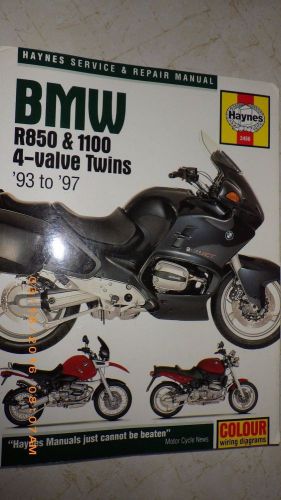 Bmw r850&amp;1100 4-valve twins haynes service &amp;repair manual