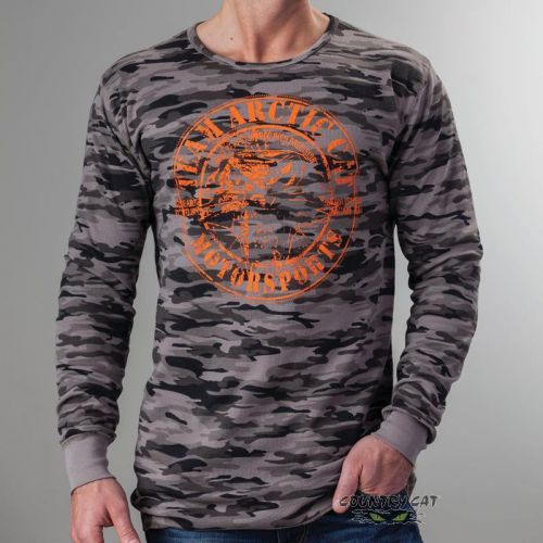Arctic cat men's team arctic motorsports camo thermal t-shirt - camo - 5269-52_