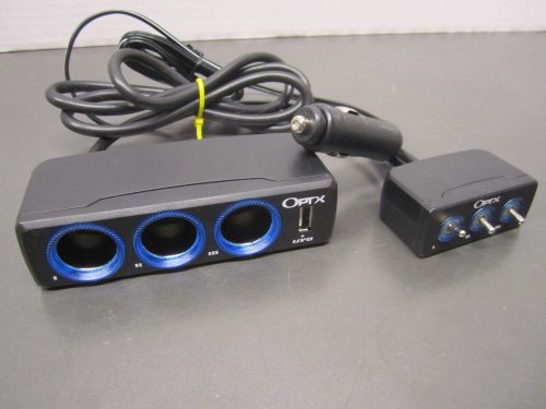 Optx underglow blue 12v lighter car splittler switch switches glow usb power 107