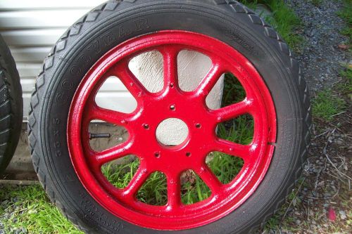 Vintage   circa1919 artillery sankey steel   type 23 inch wheels 2 of