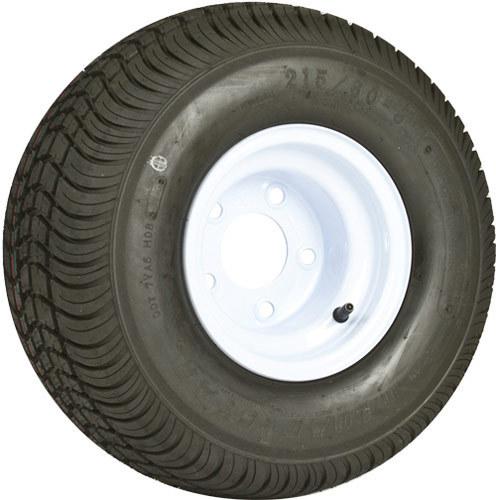 8" white trailer wheel-18.5x8.50-8-tire+rim-215/60-8 (wheel-8w)