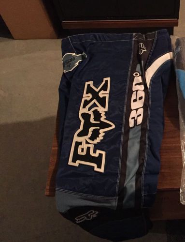 Fox 360 racing pants- slightly used. dark blue men's 32